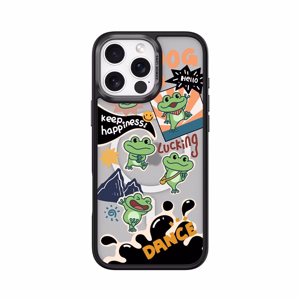 Comma kryt Cultural Series Magnetic Case pre iPhone 16 Pro - Lucky Frog