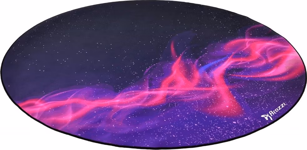 AROZZI Zona Floorpad Galaxy/ ochranná podložka na podlahu/ kulatá 121 cm průměr/ design galaxie
