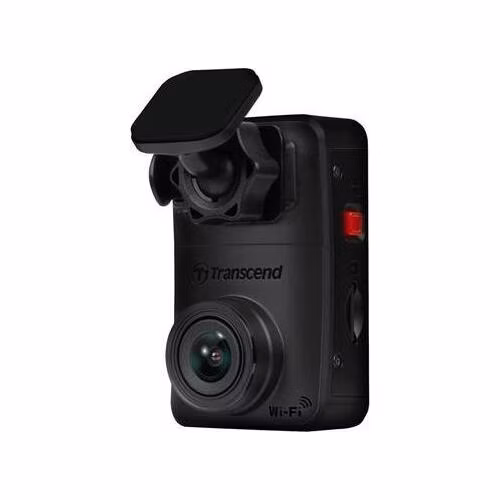 Transcend DrivePro 10 autokamera, Full HD 1080p, úhel 140°, 32GB microSDHC, Wi-Fi, micro USB, černá, samolepící držák