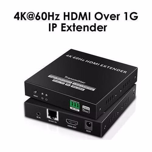 PremiumCord 4K@60Hz HDMI nekompresovaný extender na 120m přes LAN, over IP