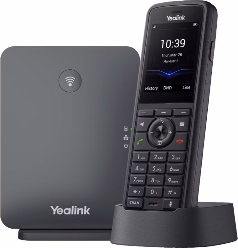 Yealink W79P PRO, IP DECT báze+ručka, PoE, 2,4“ bar. LCD, IP67, BT, až 10 ruček