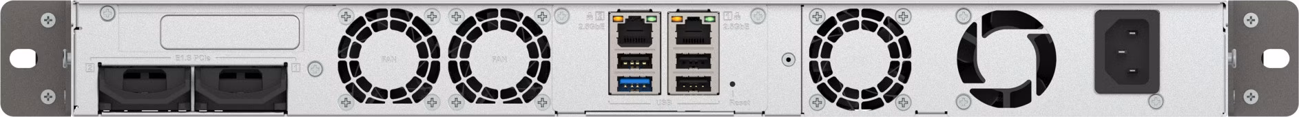 QNAP TS-h665U-8G (Intel 4core, ZFS, 8GB DDR5 RAM, 4x SATA + 2x E1.S, 1x PCIe, 2x 2,5GbE, 1x zdroj)