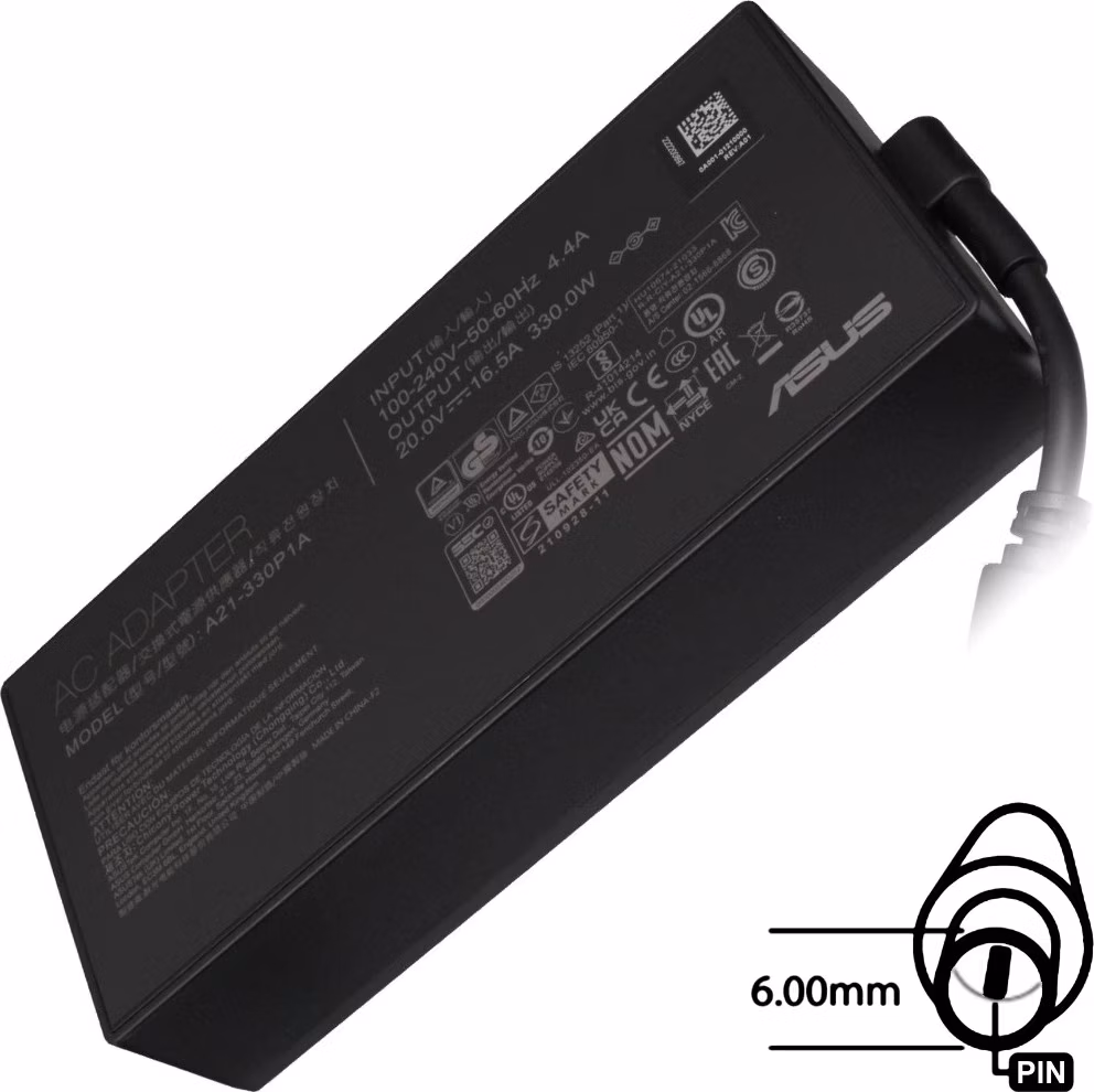ASUS AC NAPÁJACÍ ADAPTÉR 330W 19,5 3pin 6mm  - bez EU plug