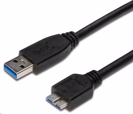 Kábel USB PREMIUMCORD 3.0 A - Micro B 3m, prepojenie (M/M)