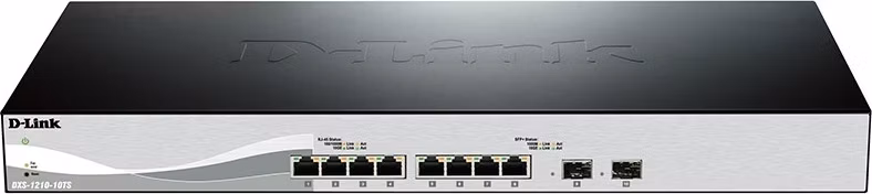 D-Link DXS-1210-10TS 10 Port switch including 8x10G ports &amp; 2xSFP