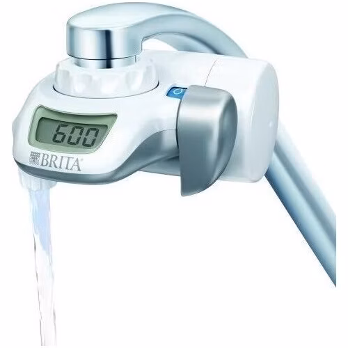 Brita OnTap vodní filtrační systém, kohoutkový filtr, 600 l, měření spotřeby, digitální displej, 3 nastavení