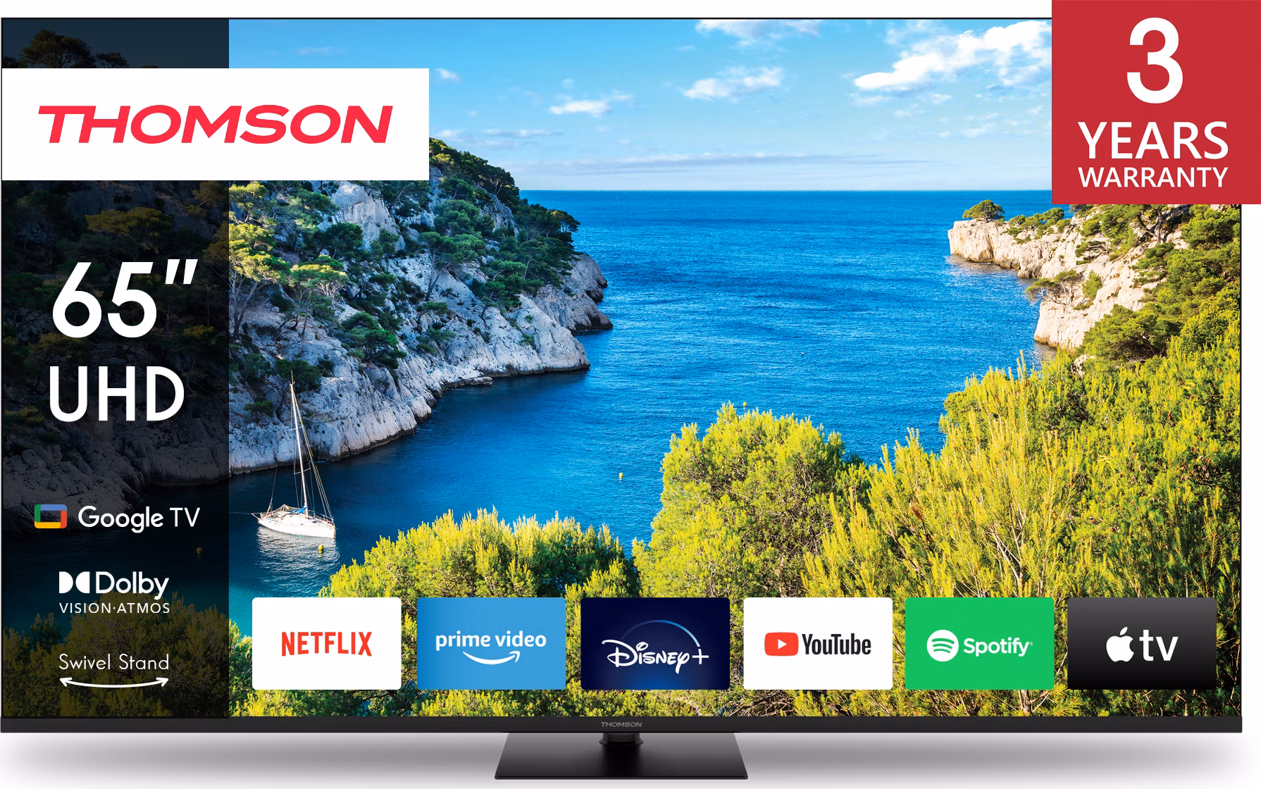 Thomson 65UG5C14 - 4K UHD Google TV 65" Direct LED