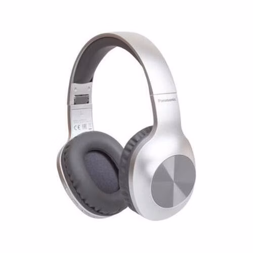 Panasonic RB-HX220BDES, bezdrátové sluchátka, přes hlavu, Bluetooth, Mikrofon, XBS, 23 hodin výdrž, stříbrná