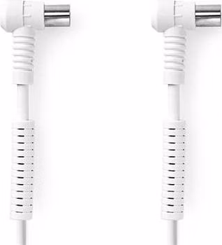 Nedis CSGL40120WT30- Koaxiální Kabel 120 dB | IEC (Koax) Zástrčka - IEC (Koax) Zásuvka | 3 m | Bílá