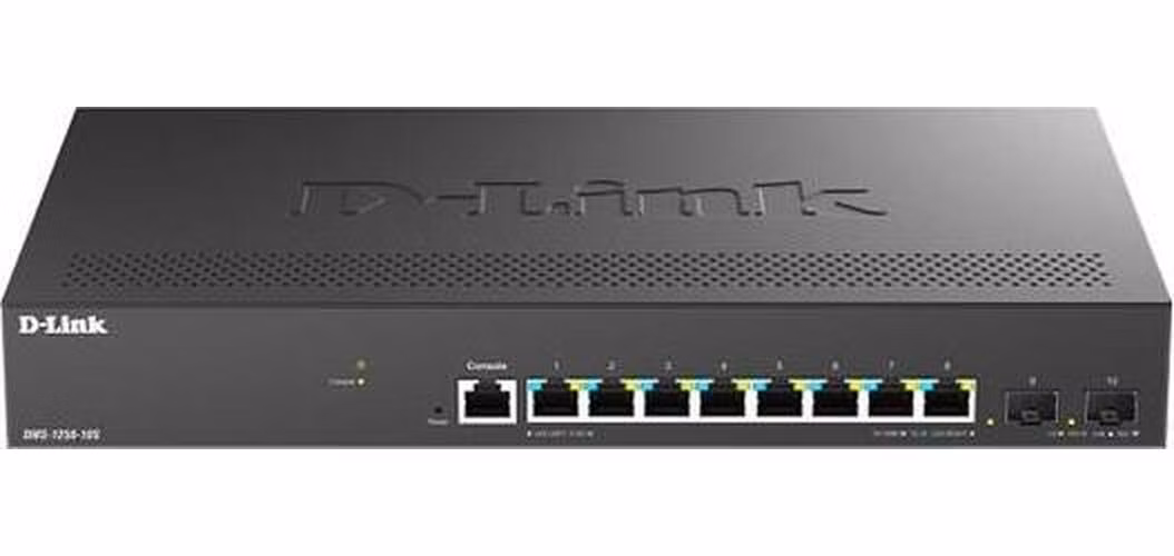 D-Link DMS-1250-10S - 8-Port Multi-Gigabit Smart Managed Switch