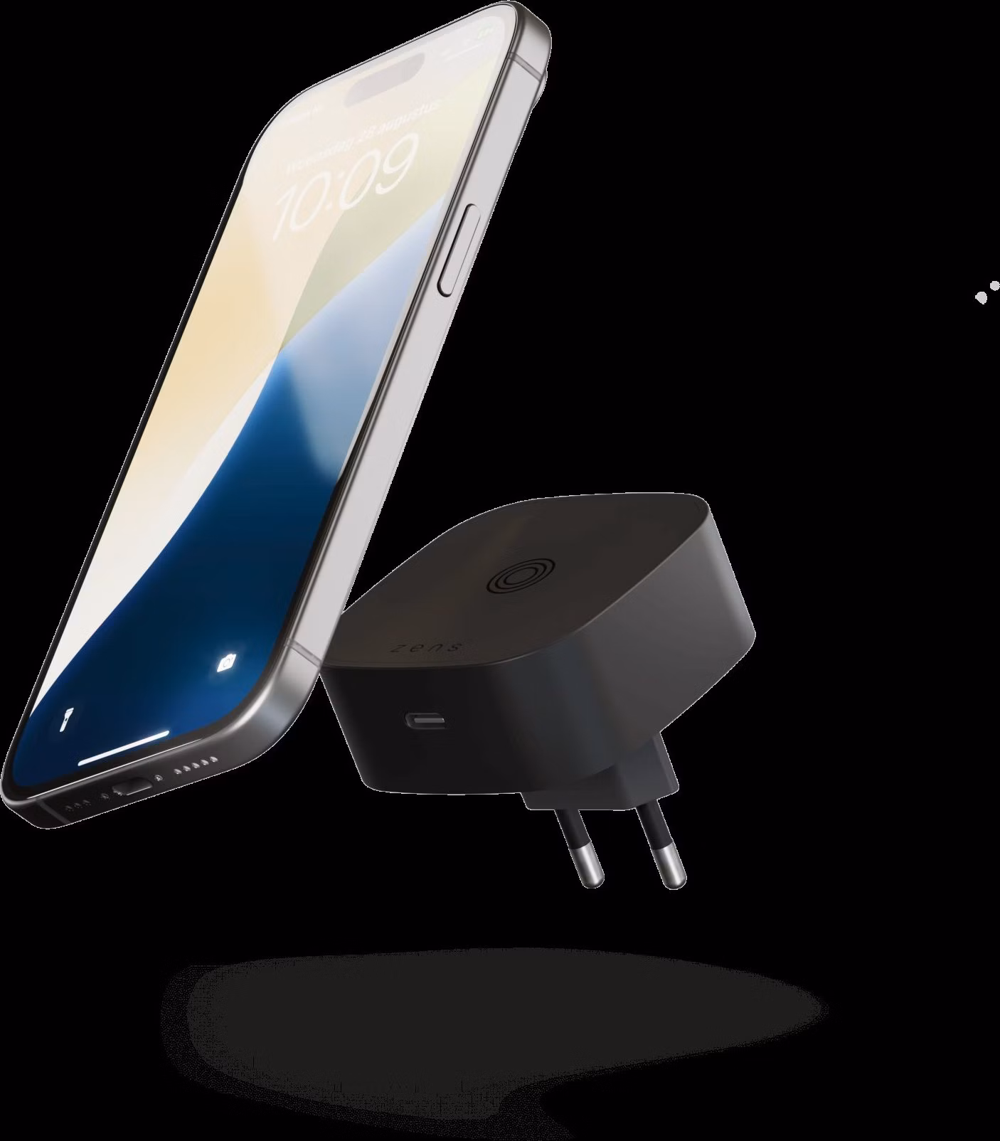 ZENS Wireless Charging  Adapter Black