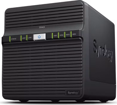 Synology DS423 DiskStation (4C/RealtekRTD1619B/1,7GHz/2GBRAM/4xSATA/2xUSB3.2/2xGbE)