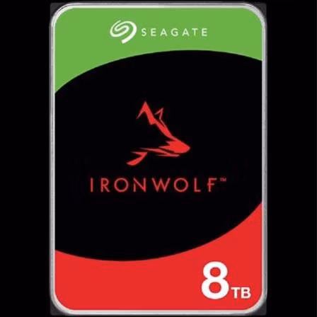 Seagate IronWolf, NAS HDD, 8TB, 3.5", SATAIII, 256MB cache, 5.400RPM