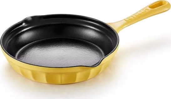 BUYDEEM Liatinová panvica  21 cm, model CP542, Farba žltá