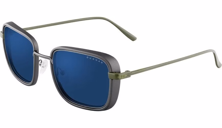 GUNNAR kancelářske/herní brýle FALLOUT VAULT 33 /GUNMETAL-OLIVE / * sluneční skla * BLF 90 * NATURAL focus