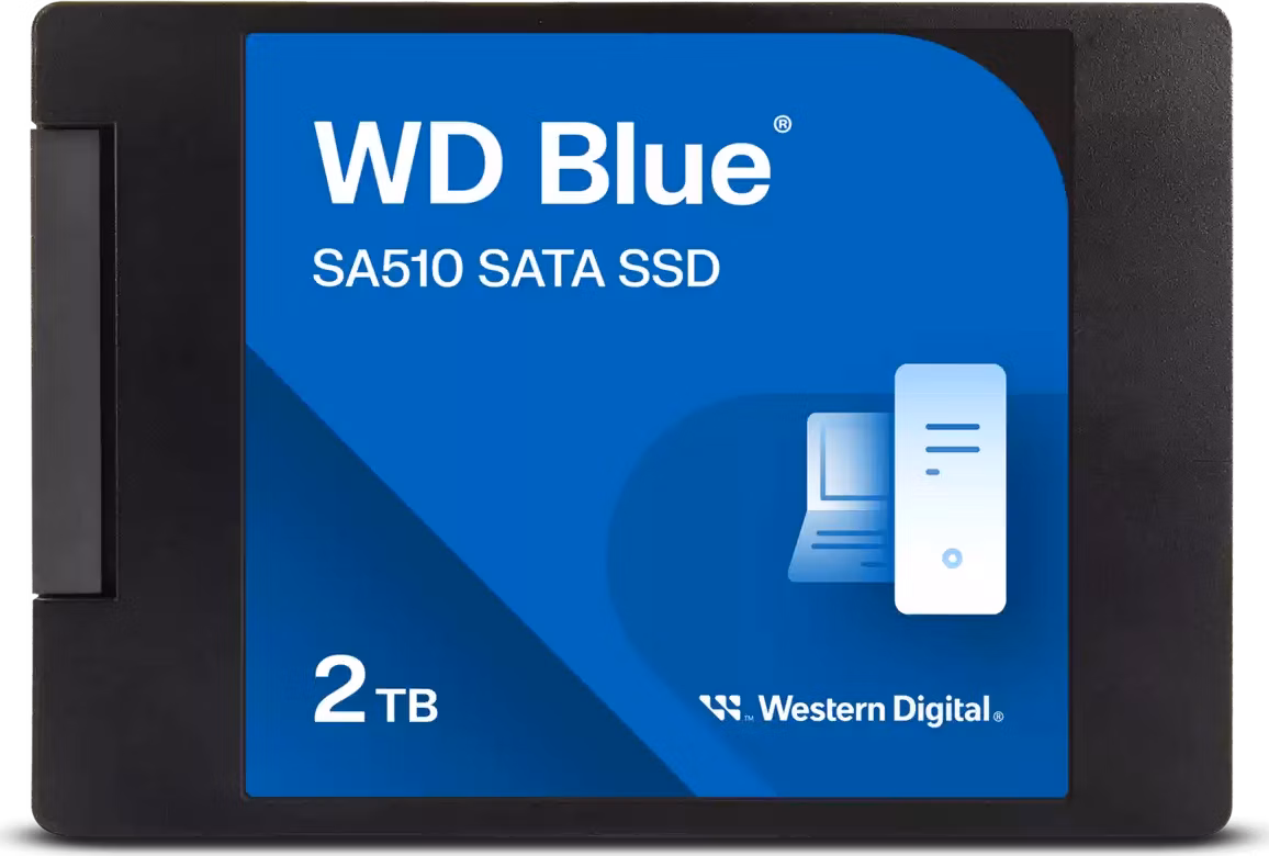 WD BLUE SSD 3D NAND WDS200T3B0A 2TB Powered by SanDisk, SATA/600, (R:560, W:530MB/s), 2.5"