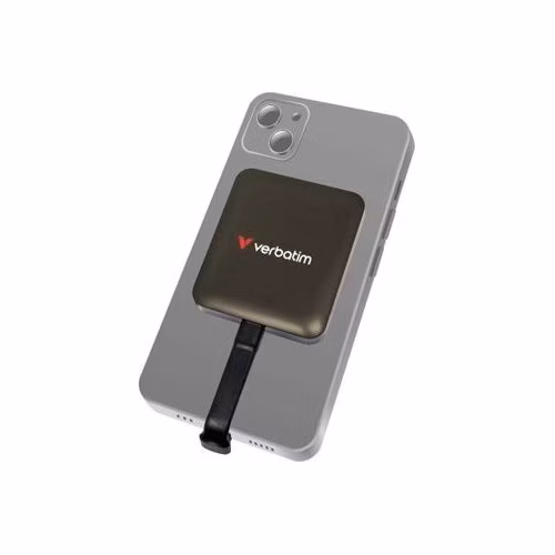VERBATIM SnapBack SSD 1TB,USB-C, moka metalíza