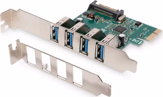 Digitus USB 3.0, 4 Port, PCI Express Add-On karta 4 porty A / F External, VL805 chipset