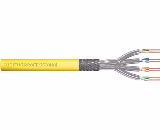DIGITUS DK-1743-A-VH-10-LD Instalační kabel CAT 7A S-FTP, 1000 m, simplex, Dca-s1a d1 a1