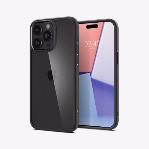 Spigen kryt Ultra Hybrid pre iPhone 15 Pro Max - Matte Black
