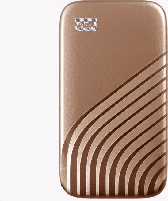 SanDisk WD My Passport SSD externý 1TB , USB-C 3.2 , 1050/1000 MB/s R/W PC a Mac , zlatá