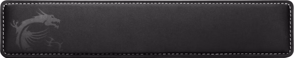 MSI herní předložka ke klávesnici VIGOR WR01/ 432 x 86 x 25 mm/ paměťová pěna/ povrch Lycra
