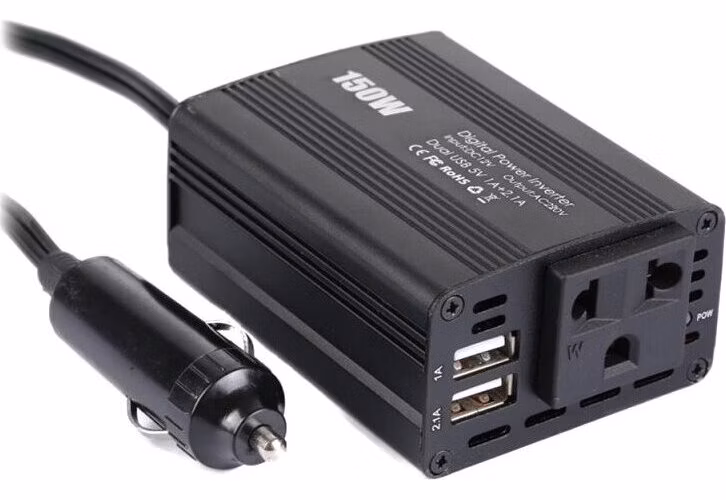 EUROCASE měnič napětí AC/DC 12V/230V/ 150W/ USB