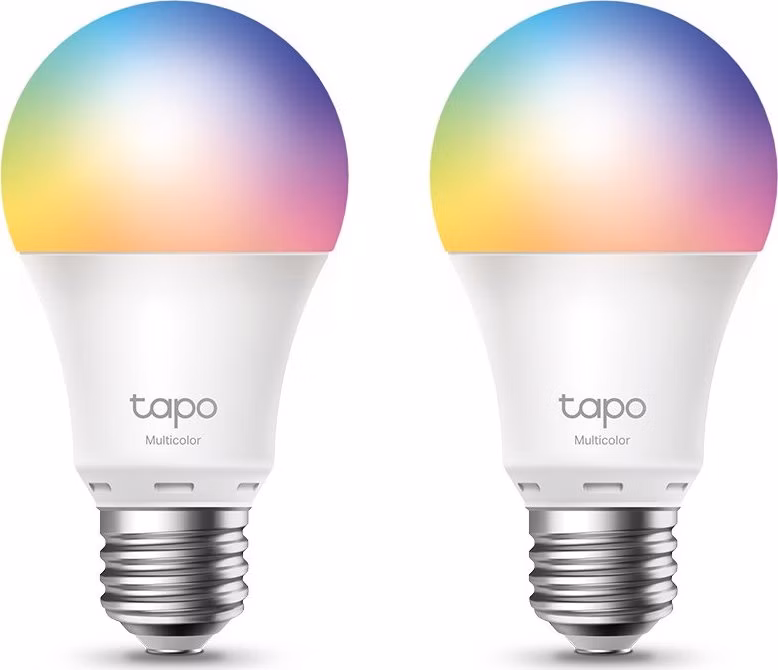 Smart Wi-Fi Light Bulb, Multicolor, 2-Pack SPEC: E27, 220–240 V, Brightness 806 lm, Max Operation Power 8.7W, 16M Multic