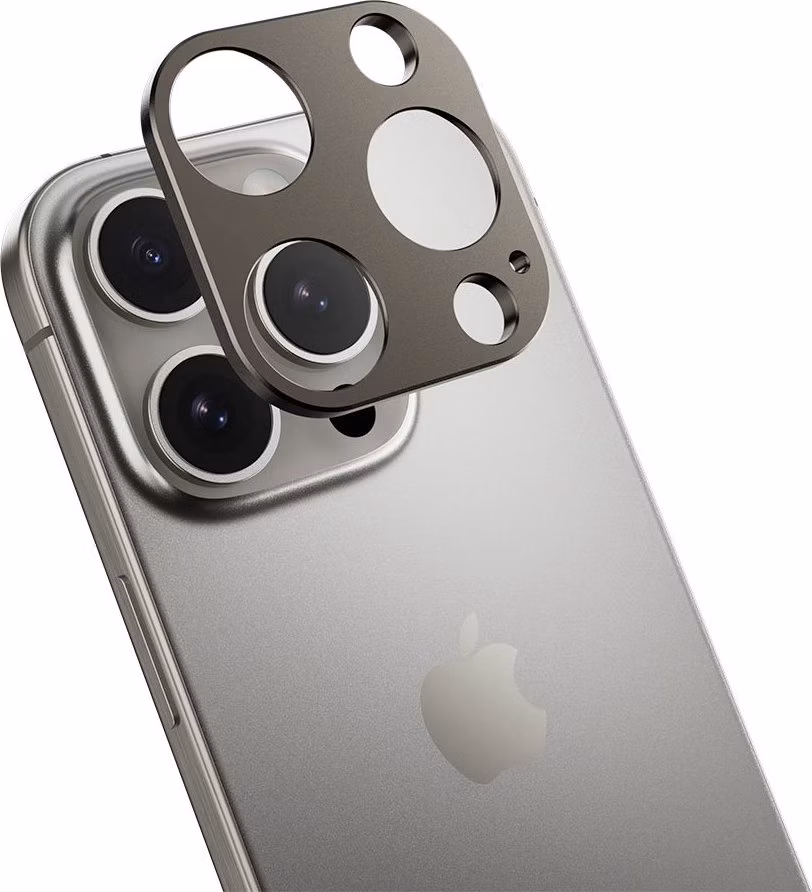 SwitchEasy LenShield Aluminum Lens Protector pre iPhone 16 Pro/16 Pro Max - Titanium