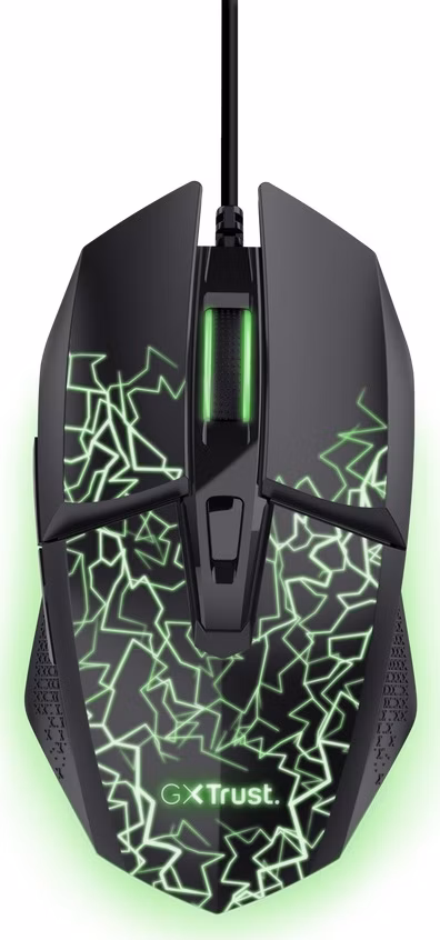 TRUST Myš GXT 113 Felox, Drátová USB, RGB, černá