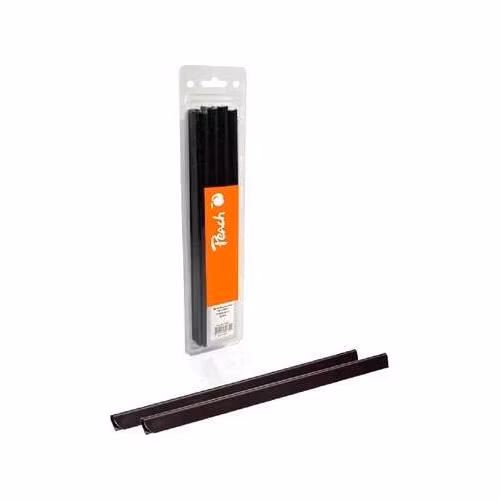 PEACH vazací plastový klips 8mm black, 25 ks