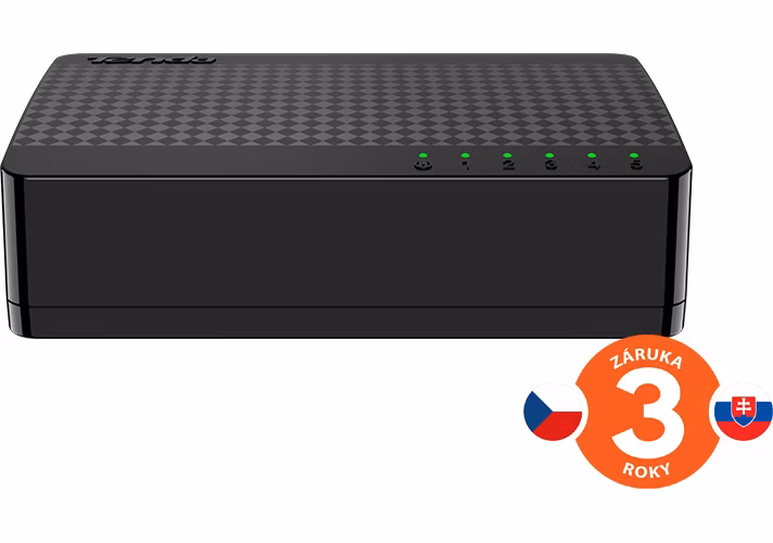 Tenda SG105 / SG105M - 5x Gigabit Desktop Ethernet Mini Switch, 10/100/1000 Mb/s, 10Gb/s, fanless