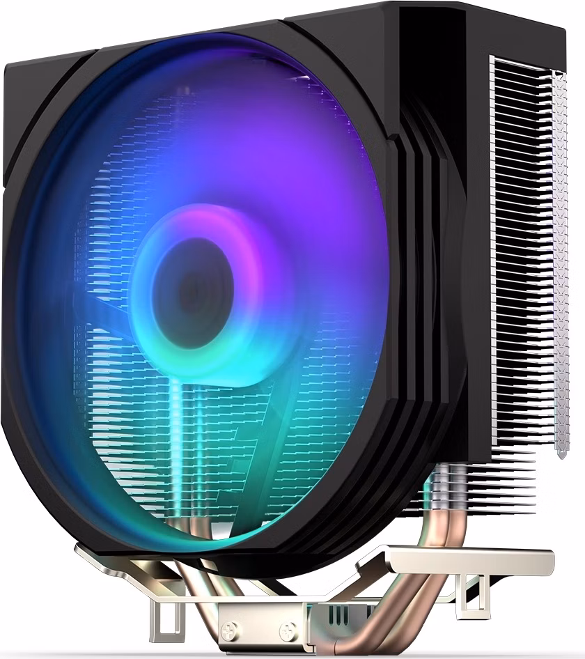 Endorfy chladič CPU Spartan 5 ARGB / 120mm ARGB fan / 2 heatpipes / kompaktní i pro menší case / pro Intel i AMD