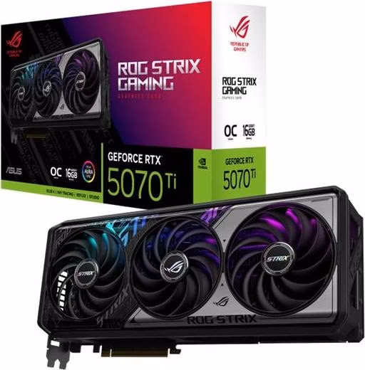 ASUS ROG STRIX RTX5070TI OC GAMING 16GB/256-bit GDDR7 2xHDMI 3xDP