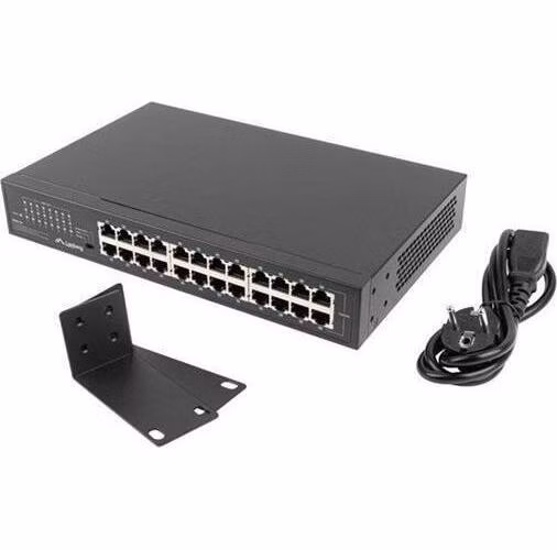 LANBERG SWITCH RSGE-24 24X 1GB UNMANAGED GIGABIT ETHERNET RACK 19"