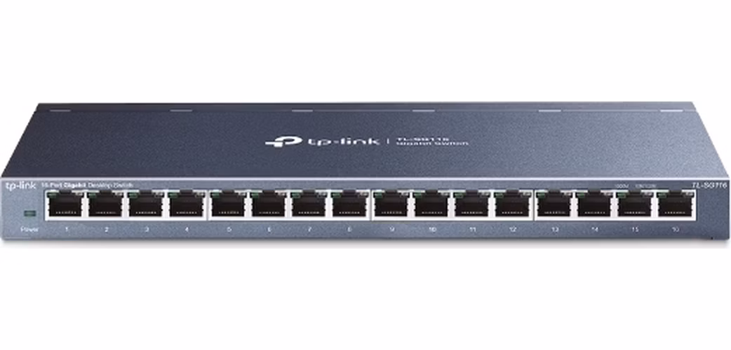 TP-Link TL-SG116 16xGb steel desktop switch
