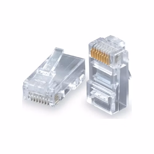 Konektor RJ45 CAT5E UTP 8p8c pre drôt 100ks bal.