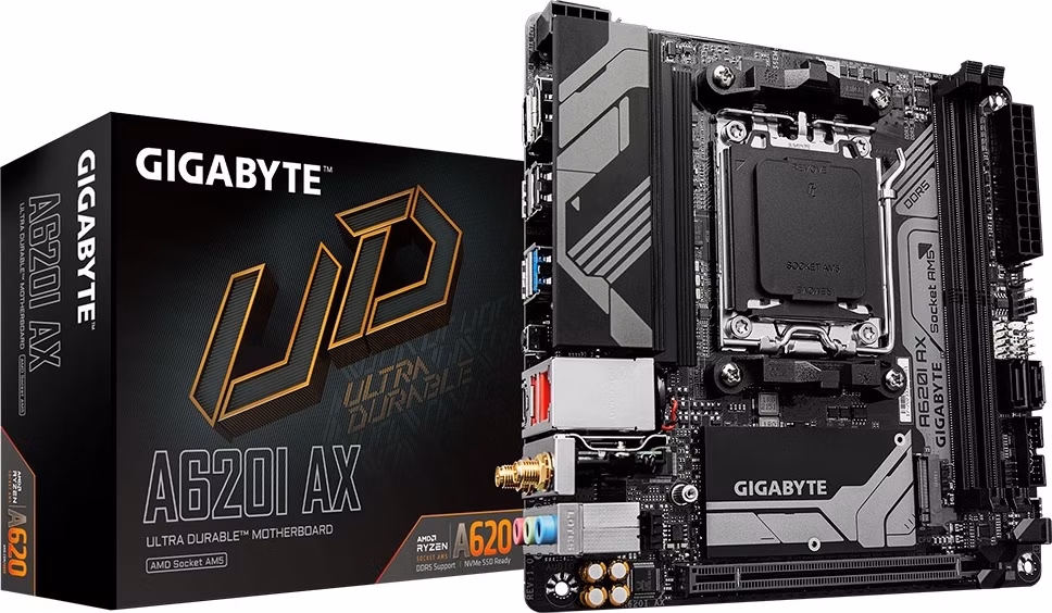 GIGABYTE A620I AX/AM5/mITX