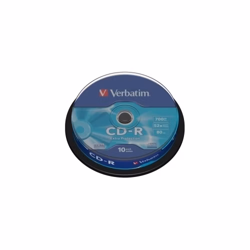VERBATIM CD-R(10-Pack)Spindle/EP/DL/52x/700MB