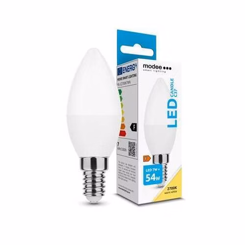 Modee E14 7W svíčka LED teplá 2700K