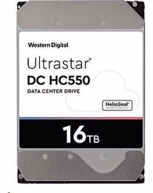 Western Digital Ultrastar DC HC550 3,5" HDD 16TB 7200rpm SAS 12Gb/s 512MB