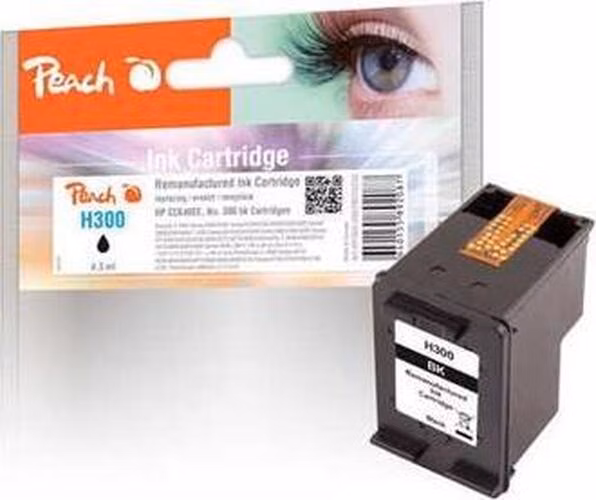 PEACH kompatibilní cartridge HP CC640EE No.300, Black, 4,3 ml