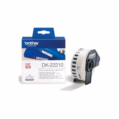 BROTHER DK-22210 rolka papiera 29 mm x 30,48 m biela