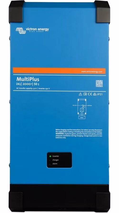 Victron Multiplus hybridní měnič 24V/2000VA/50A-32A