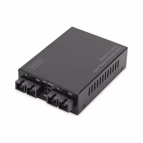 DIGITUS Professional Fast Ethernet Multimode/Singlemode Media Converter SC/SC