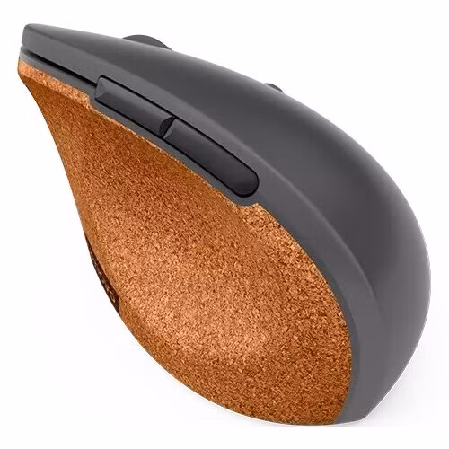 Lenovo Go/Ergonomická/Optická/Pro praváky/2 400 DPI/Bezdrátová USB/Šedá