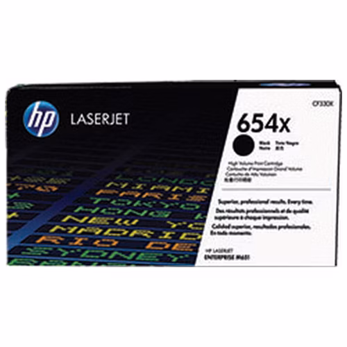 HP toner 654X/Black/20 500 stran