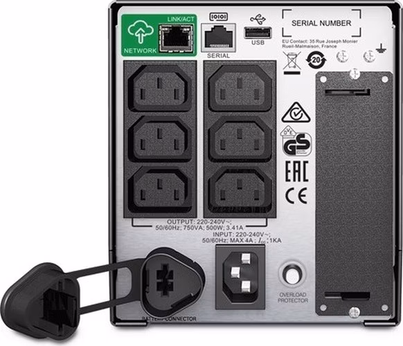 APC Smart-UPS 750VA (500W)/ LINE-INTERAKTIVNÍ/ 230V/ LCD/ with SmartConnect