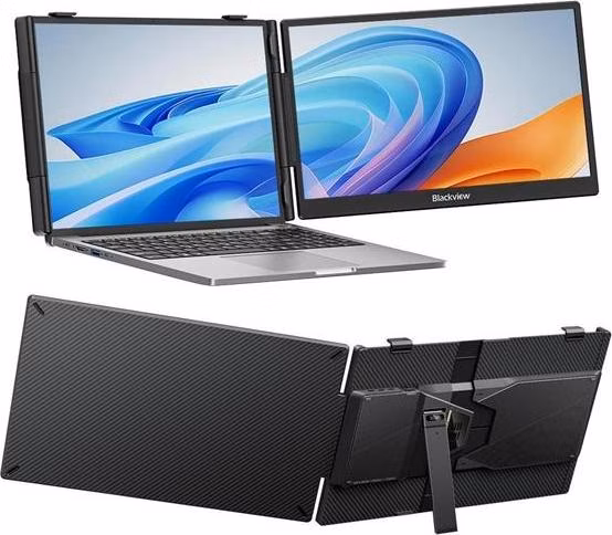 prenosný monitor Blackview SCM5 Single Screen 14inch 1920x1080 16:9 LCD 60Hz IPS 178 USB-C 3.1x3, sivo čierny