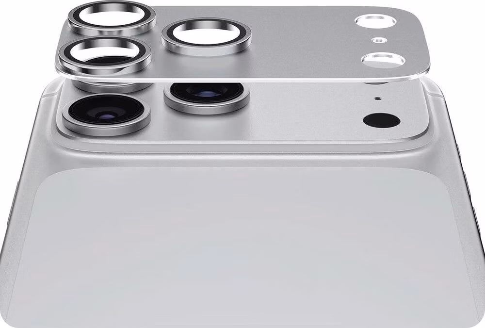 PanzerGlass Fender Camera Protection pre iPhone 18 Pro Max - Silver
